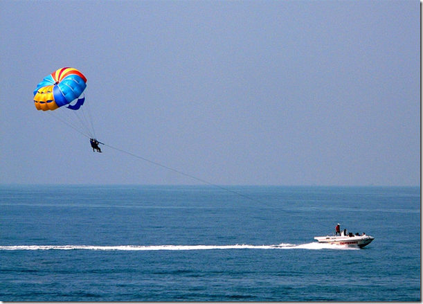parasailing